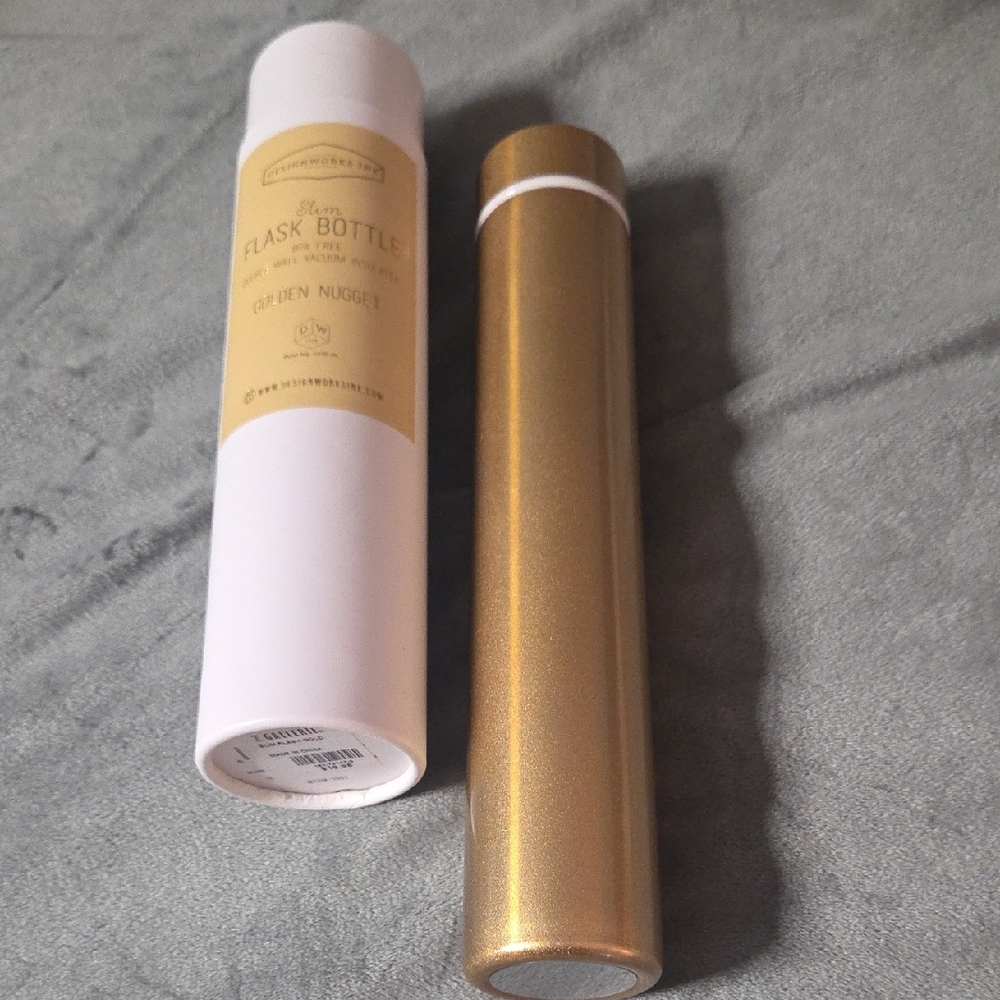 Z Gallerie Gold Slim Flask/Water Bottle